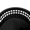 MOUYAT 40 Pack 11 Inch Black Plastic Fast Food Baskets,
