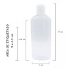 Xena Envase Para Gel Antibacterial 250 Ml Oval Paquete 100