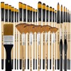 Parthan 32 Pieces Artist Brush Set for Acrylic Paints, Versatile