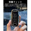 [LETINGFAR]キーケース 日産用 スマートキーケース キーカバー 柔らかい TPU素材 3ボタン 日産専用設計 キーホルダー 新型