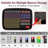 Adehoei Battery Storage Organizer with Tester BT-168, Waterproof Battery Case