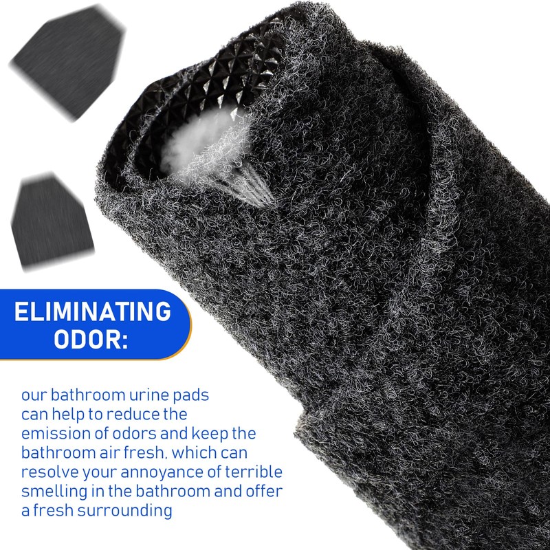 Nuanchu 50 Pack Urinal Mats for Men, Non-Slip Urinal Floor