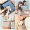 KIWOP 3 PCS Monedero para Mujer, Monederos de Mujer Pequeños,