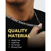 Stainless Steel Chains for Men&Women 6mm Choker Figaro Chain Necklace