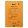 Rhodia Yellow Page Notepad, No19 A4+, Lined - Orange (19660C)