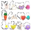 CLHXWU Easter cookie cutter, 12 pieces cookie cutters, Easter, egg,
