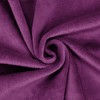 kullaloo Plush Fabric | Solid Plum Minky Fabric for Sewing