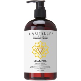 Laritelle Diamond Strong Organic Shampoo – Hair Growth & Strengthening – Sulfate-Free, Cedarwood & Botanicals – Prevents Thinning & Breakage – Made in USA – 17.5 oz
