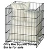 Black Square Dump Bin Display - 30 H x 26