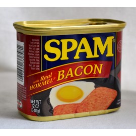 Hungry Jack SPAM Can Bundle - Teriyaki and Bacon Flavor 12oz each (340g) Luncheon Meat