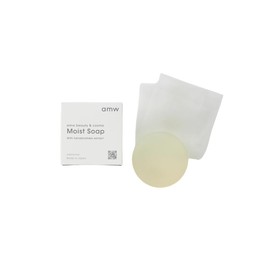 amw Beauty & Cosmetics Moist Soap, 3.5 oz (100 g), Amdouble Moist Soap, Additive-Free Soap, Solid Stone