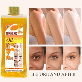 MILEDY Soft 7 Oil, Soft 7 Turmeric Oil for skin, soft 7 Turmeric oil, Moisturizing Face and Body, Suitable All Skin Types