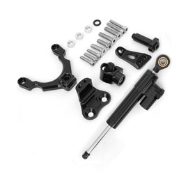 PROCNC Motorcycle CNC Aluminum Steering Damper with Stabilizer Mounting Bracket Kit Fit for Kawasaki Z900 2017 2018 2019 2020 2021 2022 2023