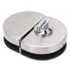 Glass Door Lock 97x65mm Split Type Brushed Polished Surface Replacement