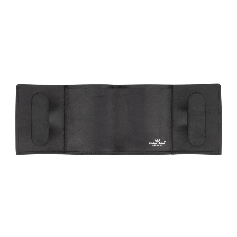 Golden Head Polo Credit Card Case Foldable Black, black, rfid