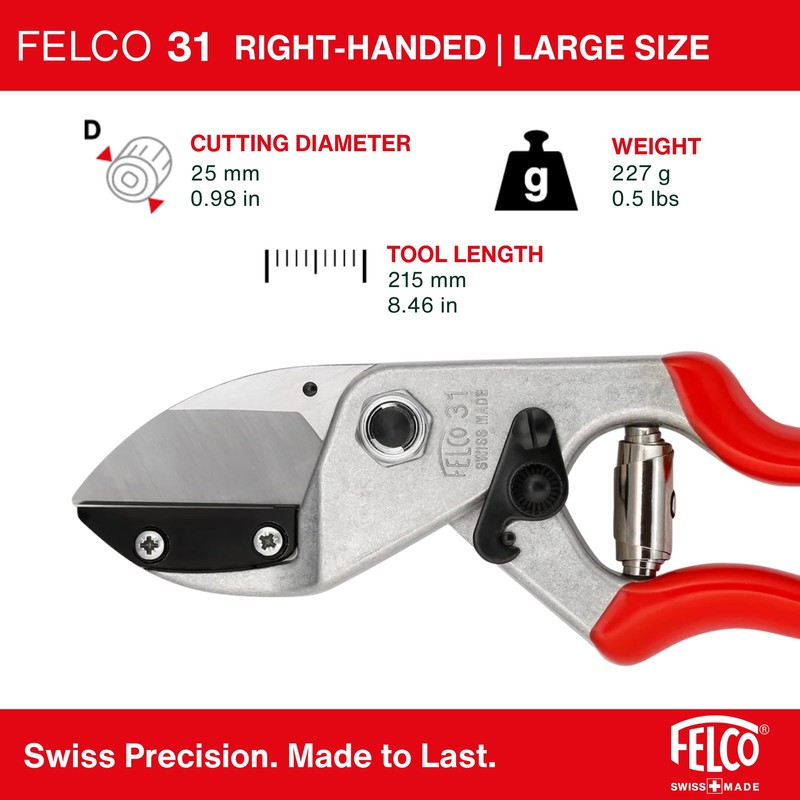 FELCO31 Pruning Shears 8.3 inches (210 mm)
