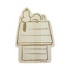 SNOOPY SNO1681 Snoopy House-shaped Cutting Board