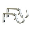 Meriville Set of 2 Curtain Drapery Rod Bracket for 1