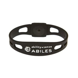 ABILES PLUS 440336 Bracelet/Anklet, Black, LL 7.9 inches (20 cm)