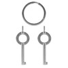 Vulcanforce Solid Steel Universal Handcuff Keys 2-Pack – Professional Law