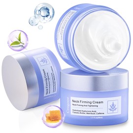 2024 Updated Neck Firming Cream : [Anti-Aging] [High Hydrating] Neck Creams for Tightening and Firming for Neck Lifting Wrinkle Reduction Sagging Skin for All Skin Types, Gift for Men and Women（3 PC)