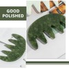 Healeved Scalp Massager Creative Wide Tooth Comb Gua Sha Jade