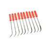Proops Set x 10 Bent Curved 140mm Riffler Needle Files