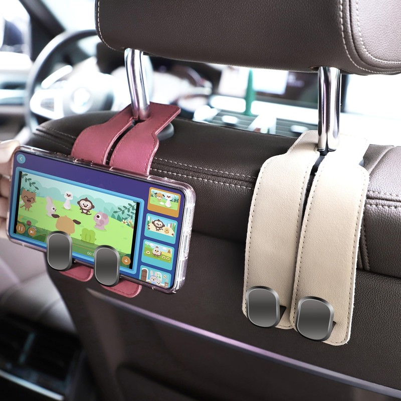 Amelity Purse Hook for Car, Hooks for Car Seat Headrest,