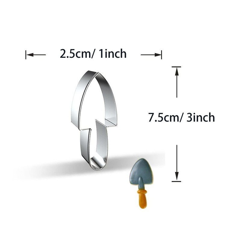WJSYSHOP Shovel Shape Cookie Cutter