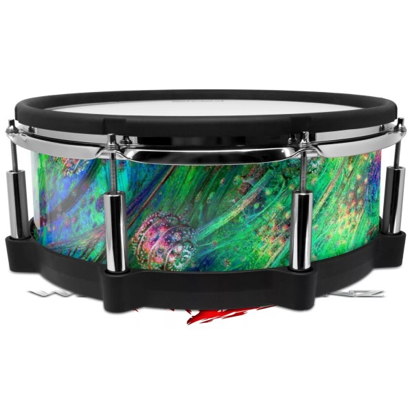 WraptorSkinz Wrap for Roland vDrum Shell PD140 Kelp Forest