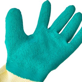 Showa 310 Green Latex Palm Coated Work Gloves, M