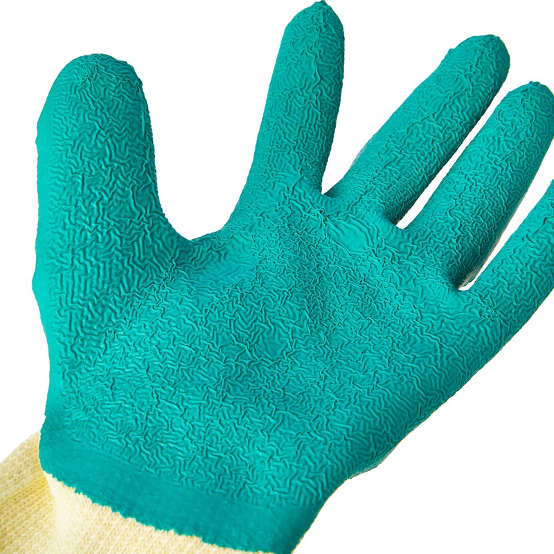 Showa 310 Green Latex Palm Coated Work Gloves, M