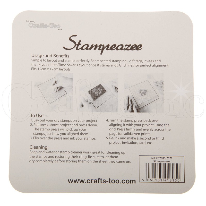 Crafts Too punch aid Stampeazee, 110mm x 110mm