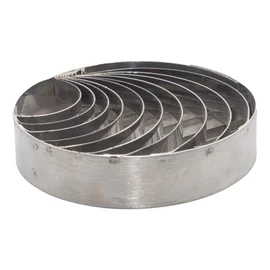 La Sol Imports Concha Cutter Mexican Bread Tool Cortador de Conchas para Pan,5.5 Inches Diameter 0.9 Inches Height Two Sided Stainless Steel (5.5 Inches)