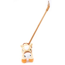 Toyland® 25cm Horse Soft Toy With Lead - Girl Toys - Farm Toys (Beige)