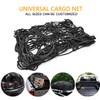 WeddHuis Motorcycle Luggage Net Bicycle Net with 4 Hooks Polyester