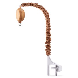 Floor-Standing Crib Mobile Arm with Music Box - 65 Inch Mobile Arm for Crib - 100% Beech Wood - Crib Mobile Motor - Volume Control - 35 Lullabies - Wooden Nursery Decor - Baby Mobile Hanger