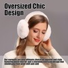 Fsmiling Winter Ear Muffs For Women Fuzzy Earmuffs Adjustable Ear