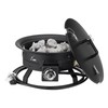 VEVOR Portable Propane Fire Pit, 19-Inch Diameter Outdoor Gas Fire