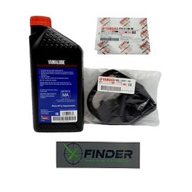 Yamaha TTR 110 (2008-2023) all Models Oil and Air Filter Change Kit Yamaha Part#s 5B6-14451-00-00 and 1 Quart All Purpose LUB-10W40-AP-12