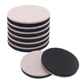 Guinoya Furniture Sliders, Pack of 8, 3.3 inches (83 mm) Round Furniture Moving Pads, Reusable, Easy to Move Heavy Furniture, Scratch Resistant and Soundproofing (Beige)