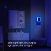 Kinur 6 Pack Blue LED Night Light Plug In, Dusk