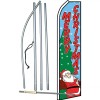 NeoPlex Merry Christmas Swooper Flag Kit