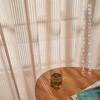 Topfinel Lace Curtains, 78.7 inches (200 cm) Length, Set of
