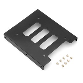2.5 inch SSD HDD to 3.5 inch Black Metal Mounting Adapter Bracket Hard Drive Holder for PC SSD