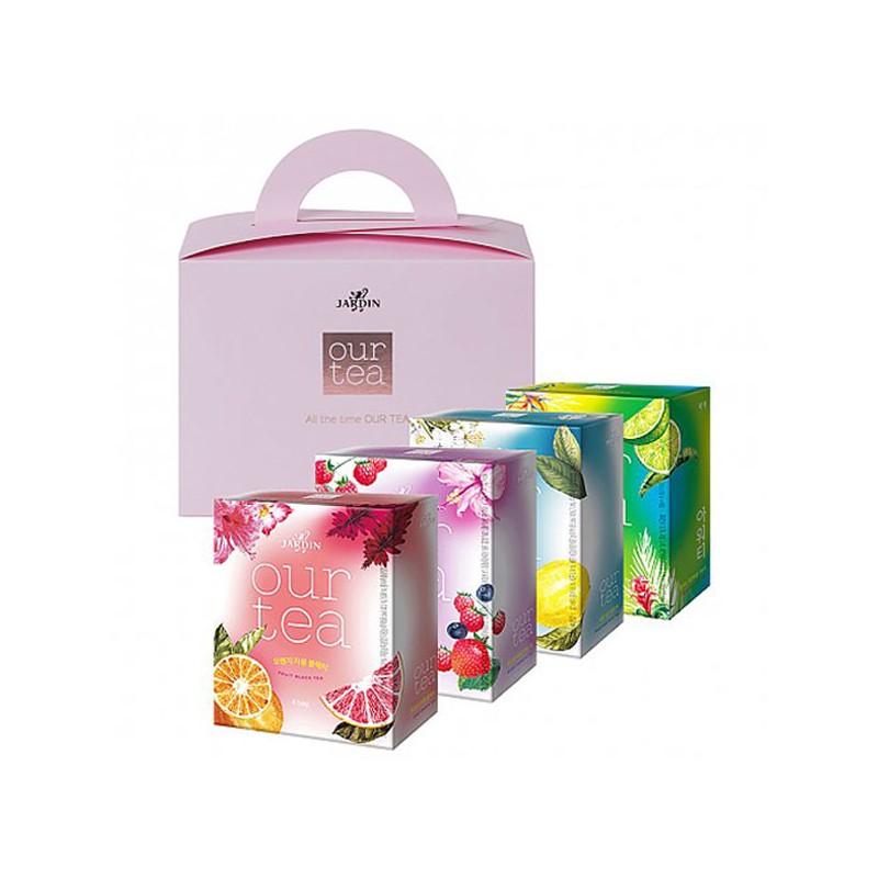Jardin All-Time Hour Tea Gift Set Pink, 4 Types x