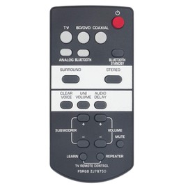 FSR66 Replace Remote Control FSR66 ZJ78750 Soundbar Remote Control Replacement fit for Yamaha Soundbars FSR66 ZJ78750 YAS-103 ATS-1030 fsr66 zj78750 ats-1030 yas-103 YAS-93 Soundbar Remote Controller