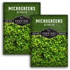 2 Packs Alfalfa Microgreens Seeds for Sprouting and Growing -