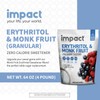 Impact White Monk Fruit & Erythritol Sweetener Blend - Gluten