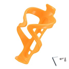 ROCKBROS Bike Water Bottle Cage Plastic Water Bottle Holder Light Drink Cup Holder Durable for MTB Road Mountain Bikes (Yellow)